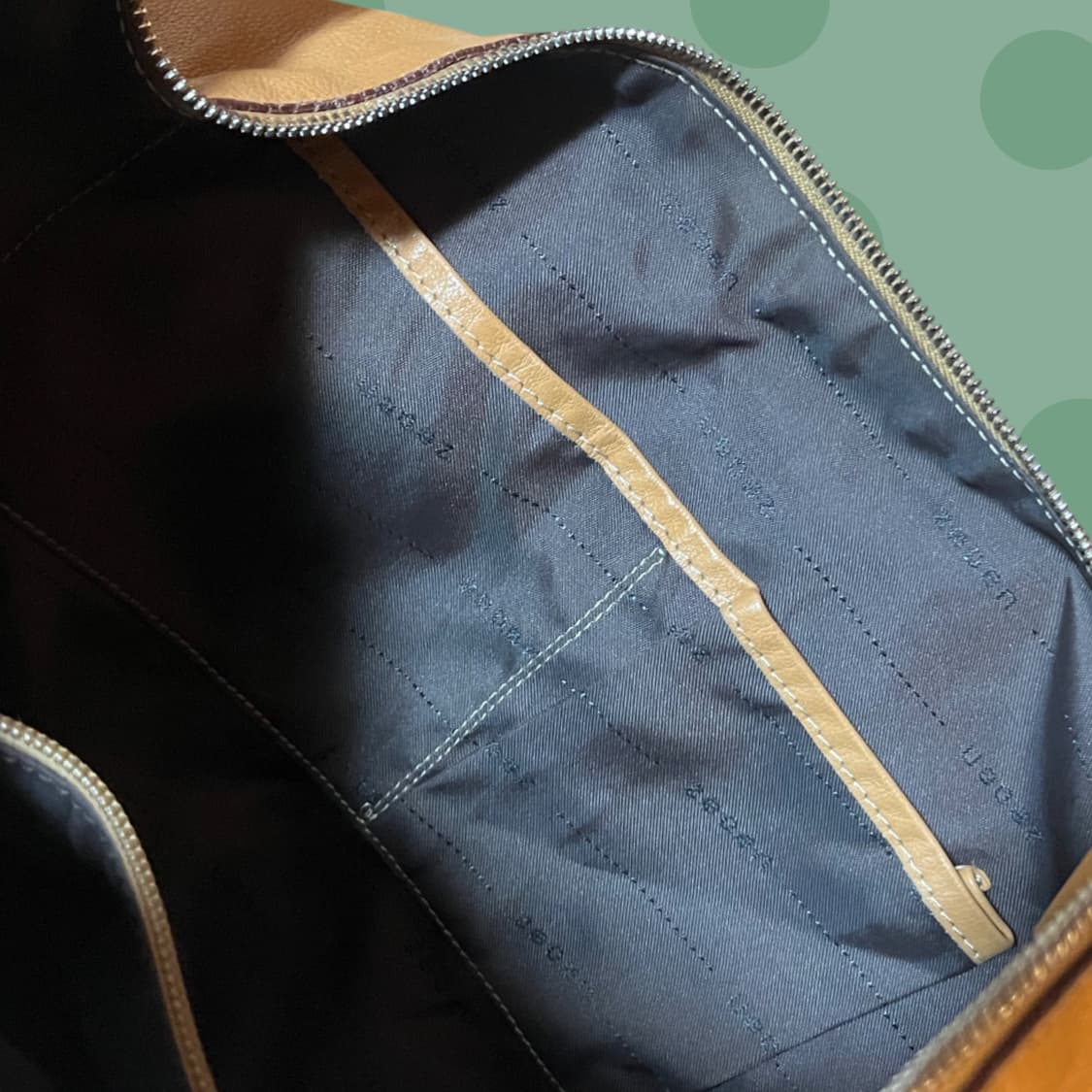 빈티지 양가죽 카멜 숄더백 / 레더 크로스백 상품이미지9