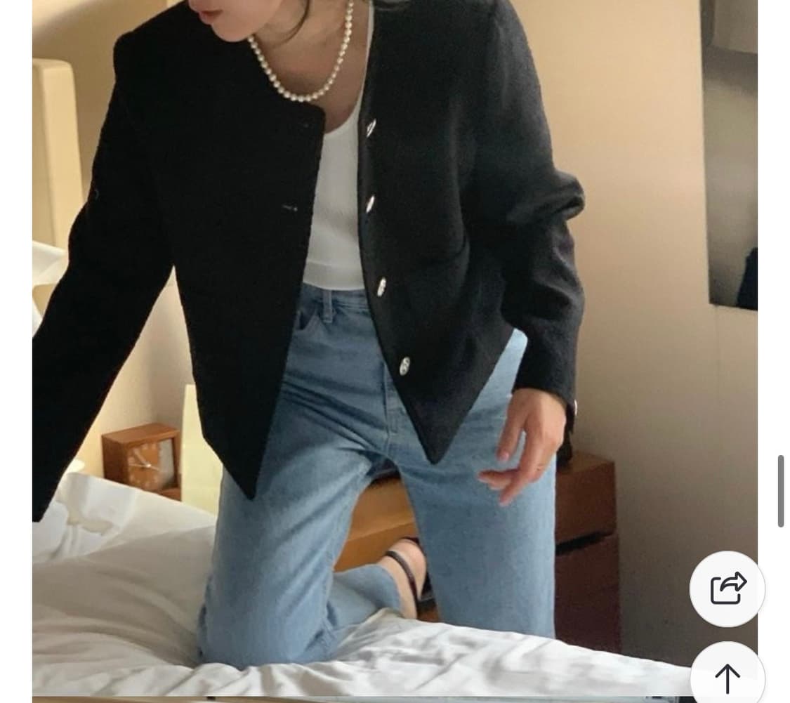 런던레이스 트위드 자켓 상품이미지3