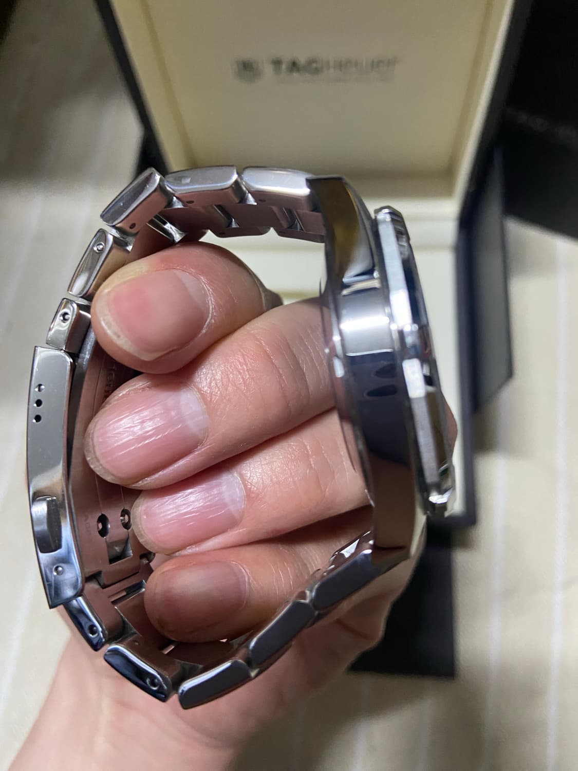 태그호이어 아쿠아레이서 스틸 오토 청판 way2112 상품이미지4