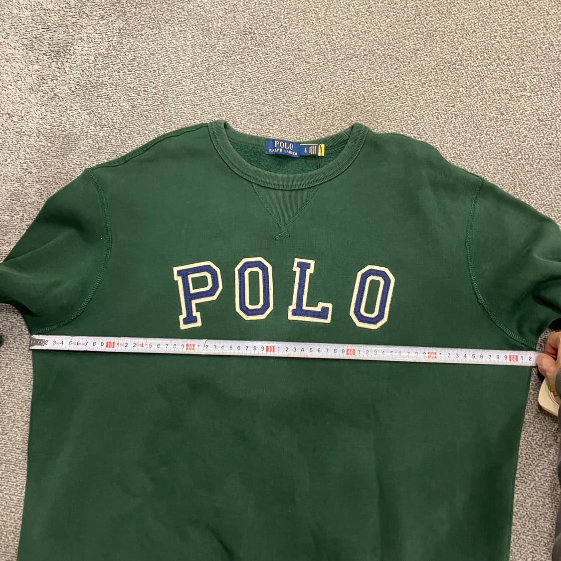 52 폴로 아치로고 맨투맨 그린 상품이미지5