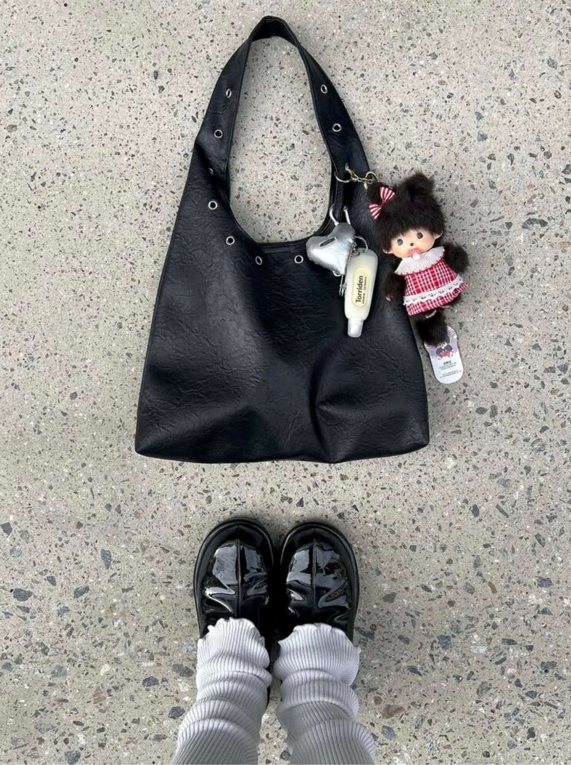 Coferry BOBU 블랙 숄더백 상품이미지1