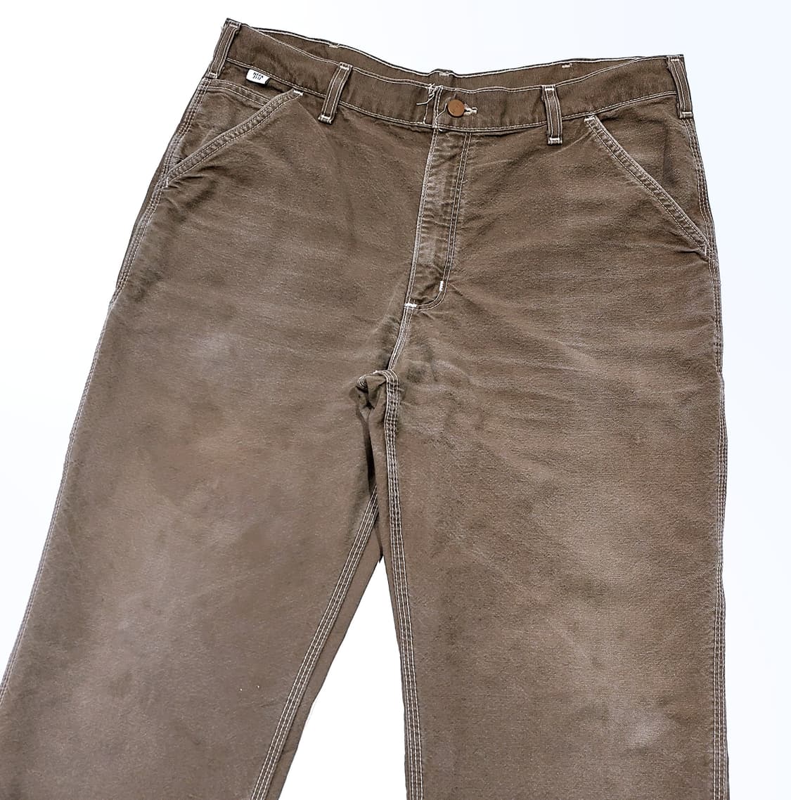 칼하트 싱글니 카펜터 fr 다크브라운 페이딩 (34~36) 상품이미지3