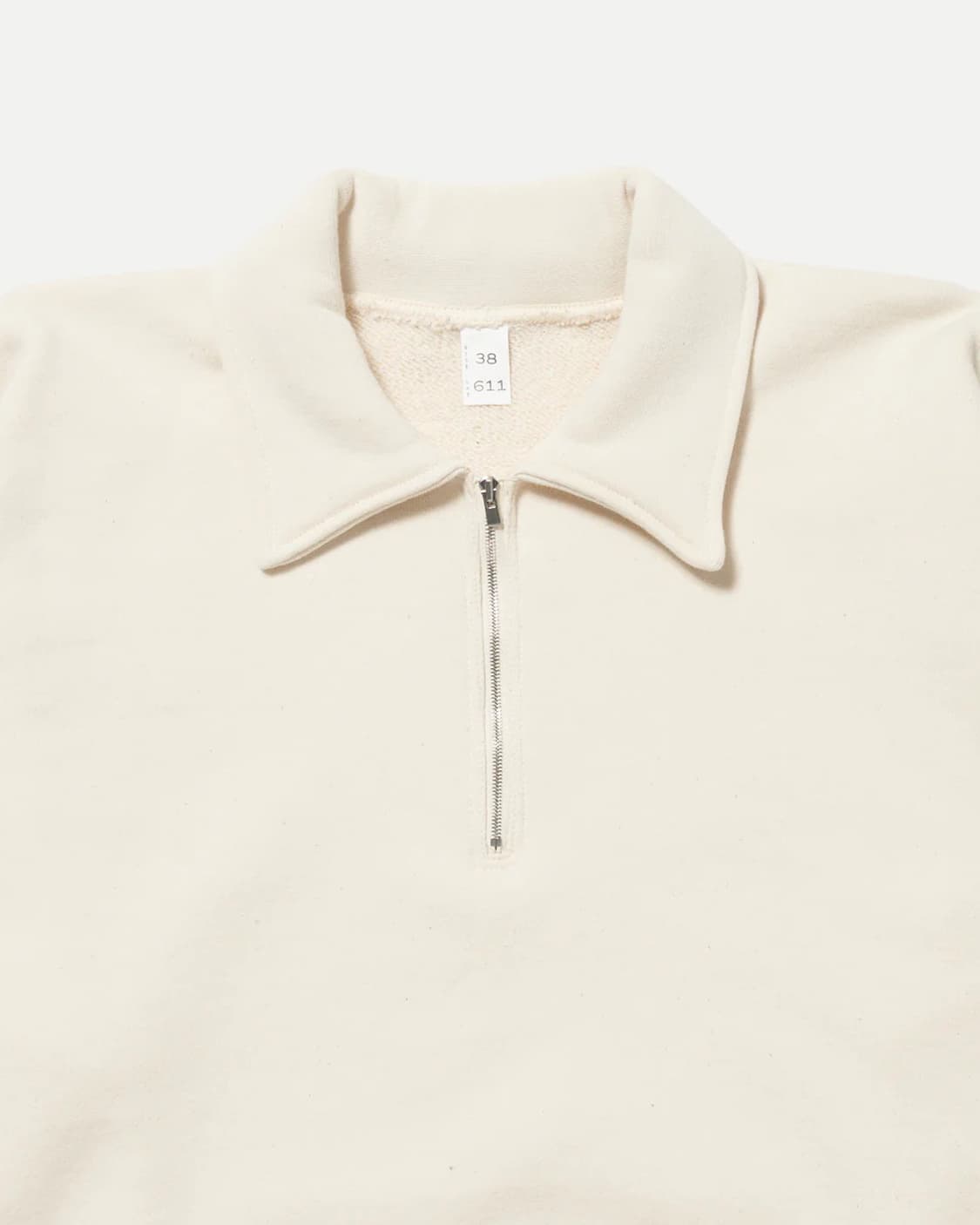 타이가 타카하시 LOT 611 하프 집업 스웨트 셔츠 아이보리 상품이미지3