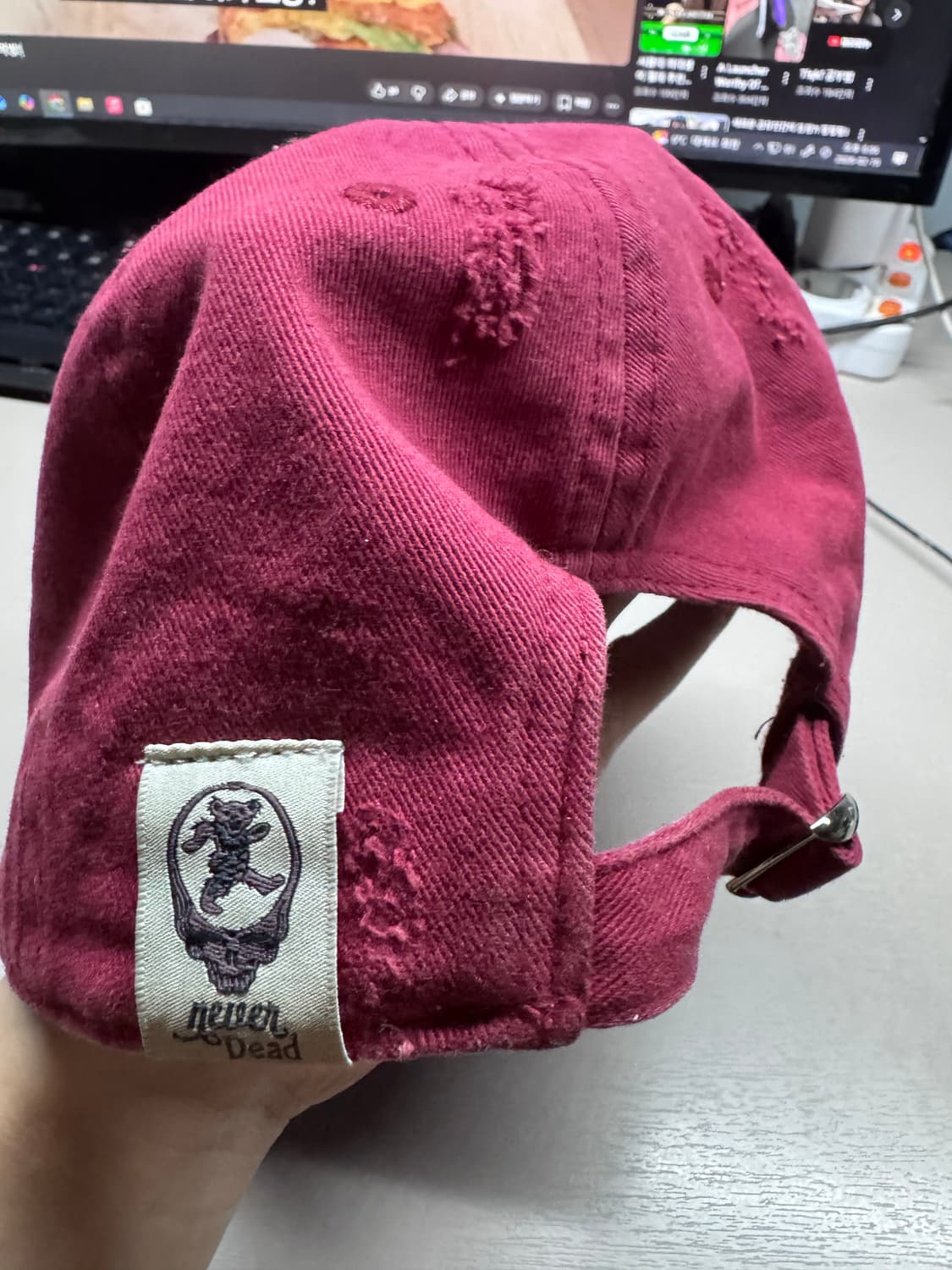 그레이트풀 데드 디스이즈네버댓 스켈레톤 캡 상품이미지3