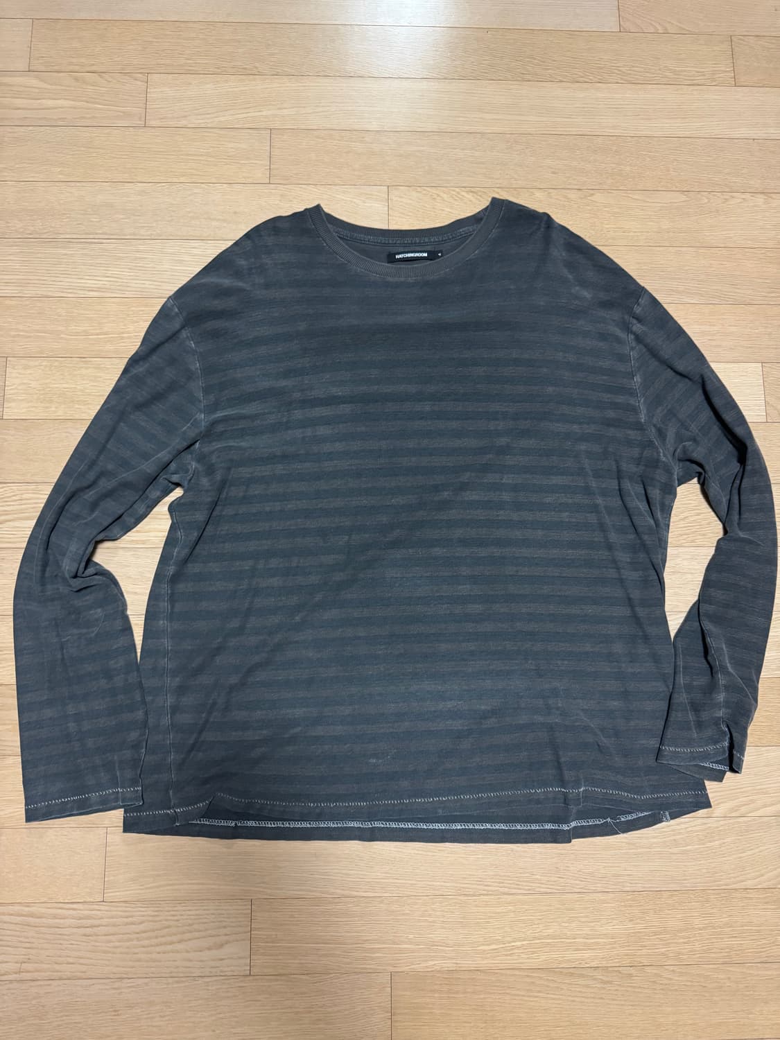 해칭룸 스트라이프 빈티지 슬리브 상품이미지1