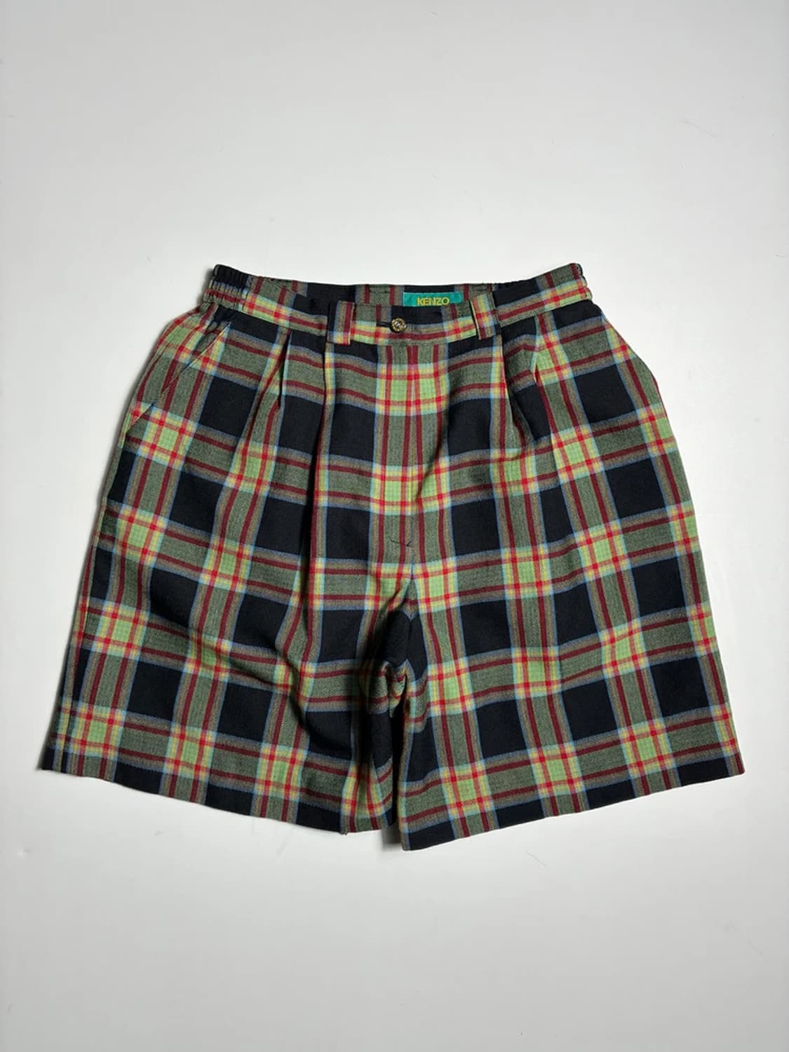 겐조 KENZO 골프 90's 체크 패턴 반바지 R2015 상품이미지1