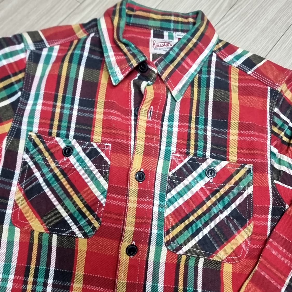 휴스턴 유니온메이드 레드 체크 남방 셔츠(95-100) 상품이미지2
