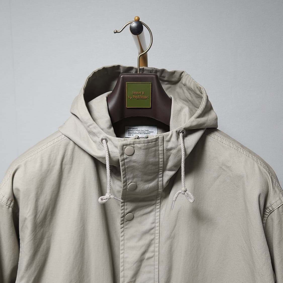 M ) 파르티멘토 오버핏 코튼 후드 자켓 상품이미지4