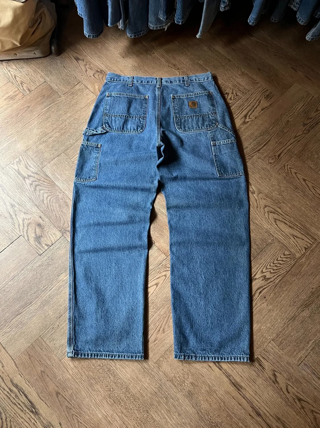 [35]칼하트 USA 싱글니 카펜터 워크 데님 팬츠 상품이미지1