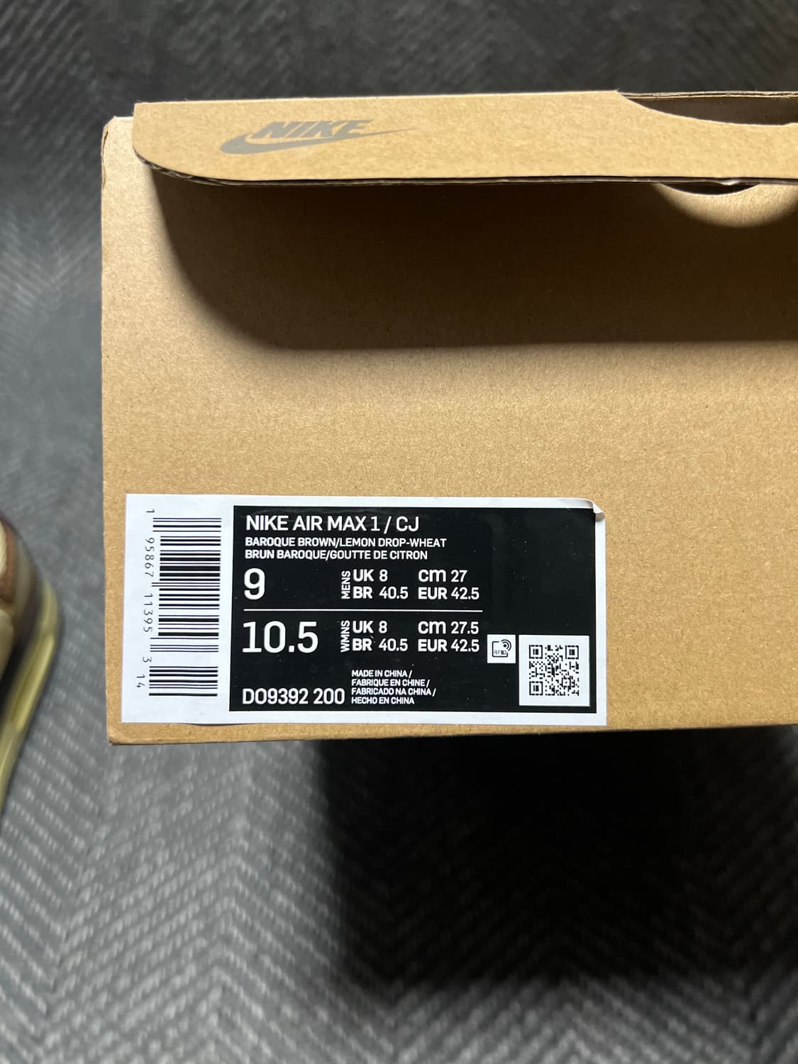 나이키 x 트레비스 스캇 에어맥스1 270 상품이미지4