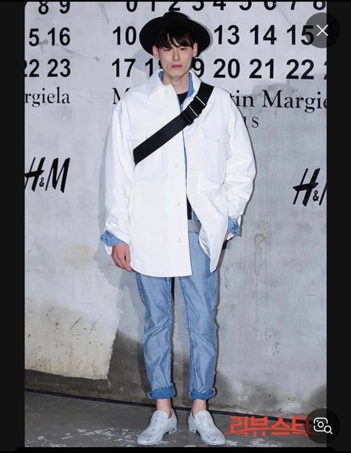 마르지엘라 x h&m 콜라보 리버스 데님 팬츠 32 상품이미지8