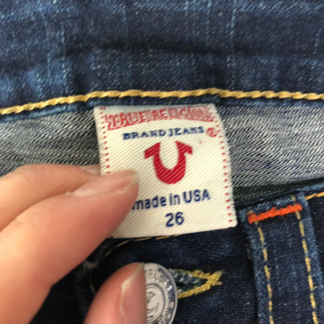 트루릴리전 부츠컷 데님팬츠 상품이미지7