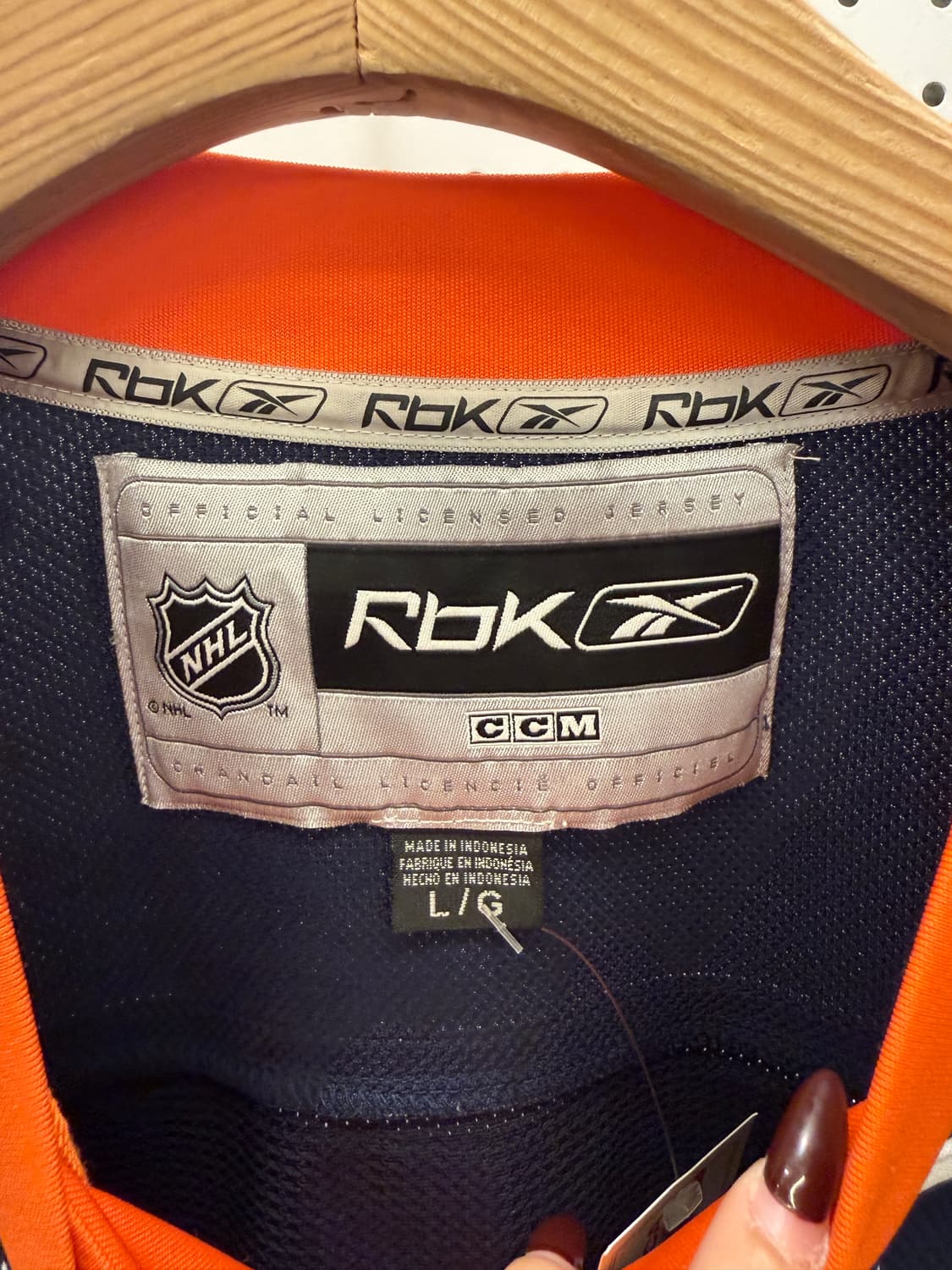 리복 NHL 뉴욕 레인저스 하키 져지 U1666 상품이미지5