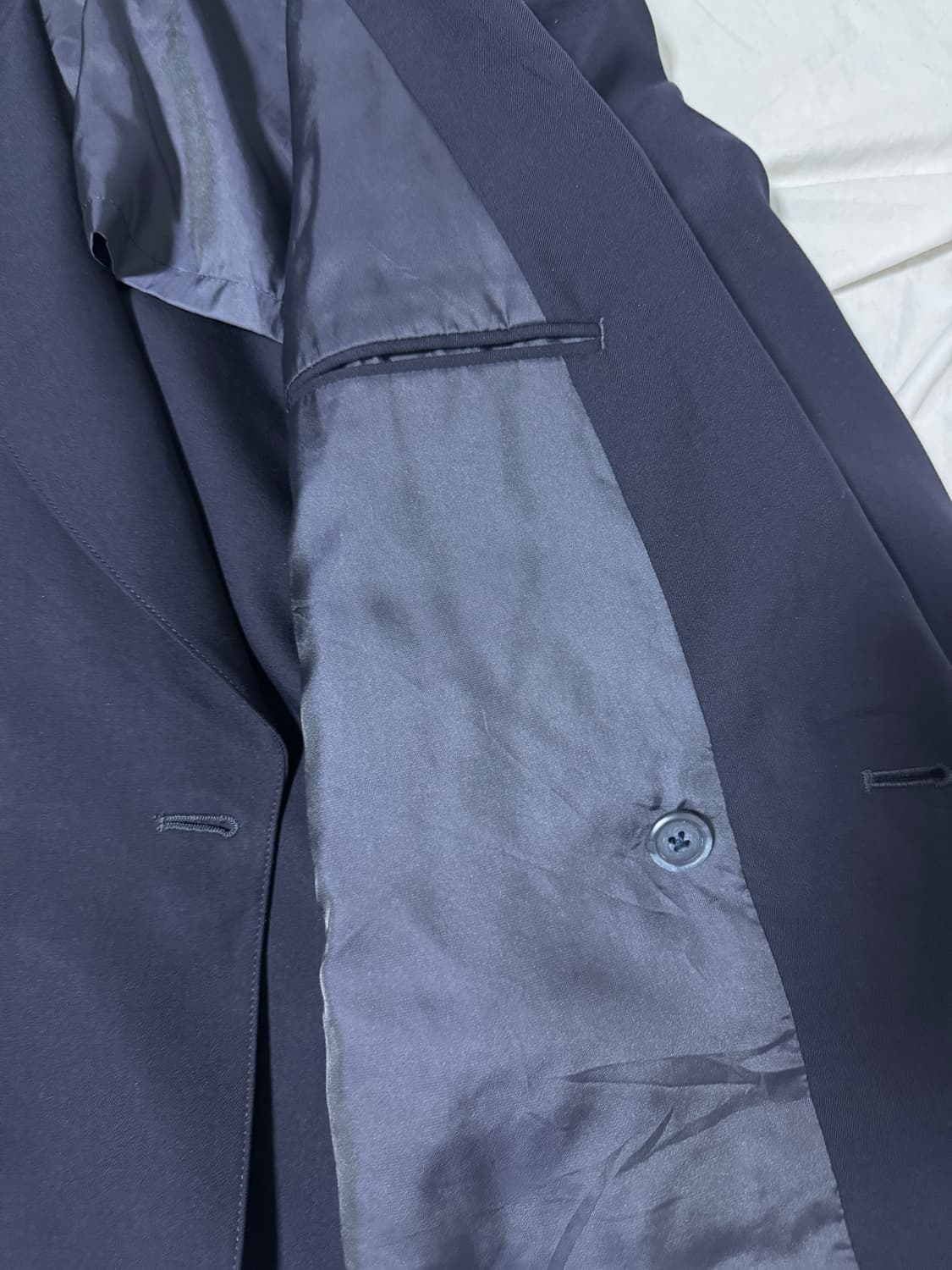 제이프레스 더블 브레스티드 네이비 금장 블레이저 상품이미지5