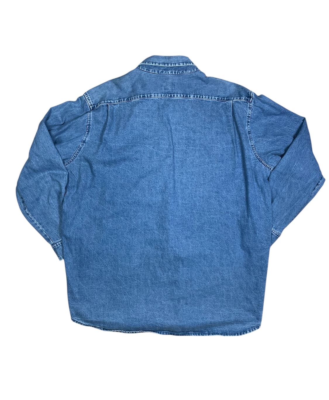 🕑80s stussy denim shirt 상품이미지2