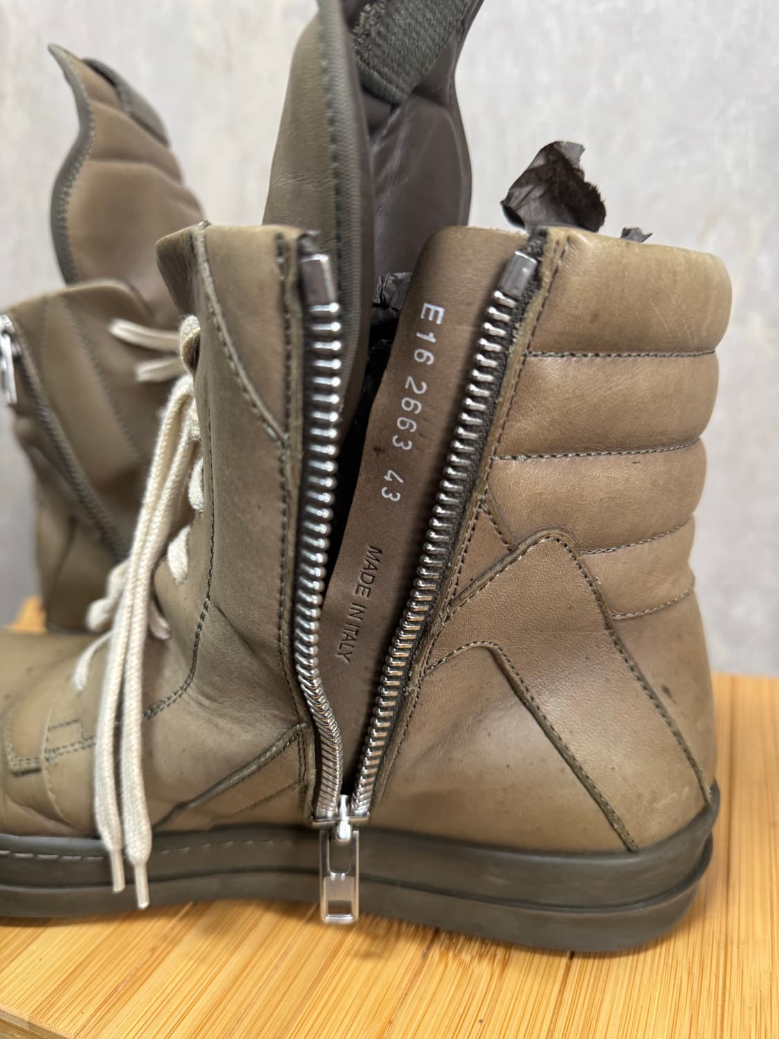 43 / 릭오웬스 지오바스켓 더스트 상품이미지6