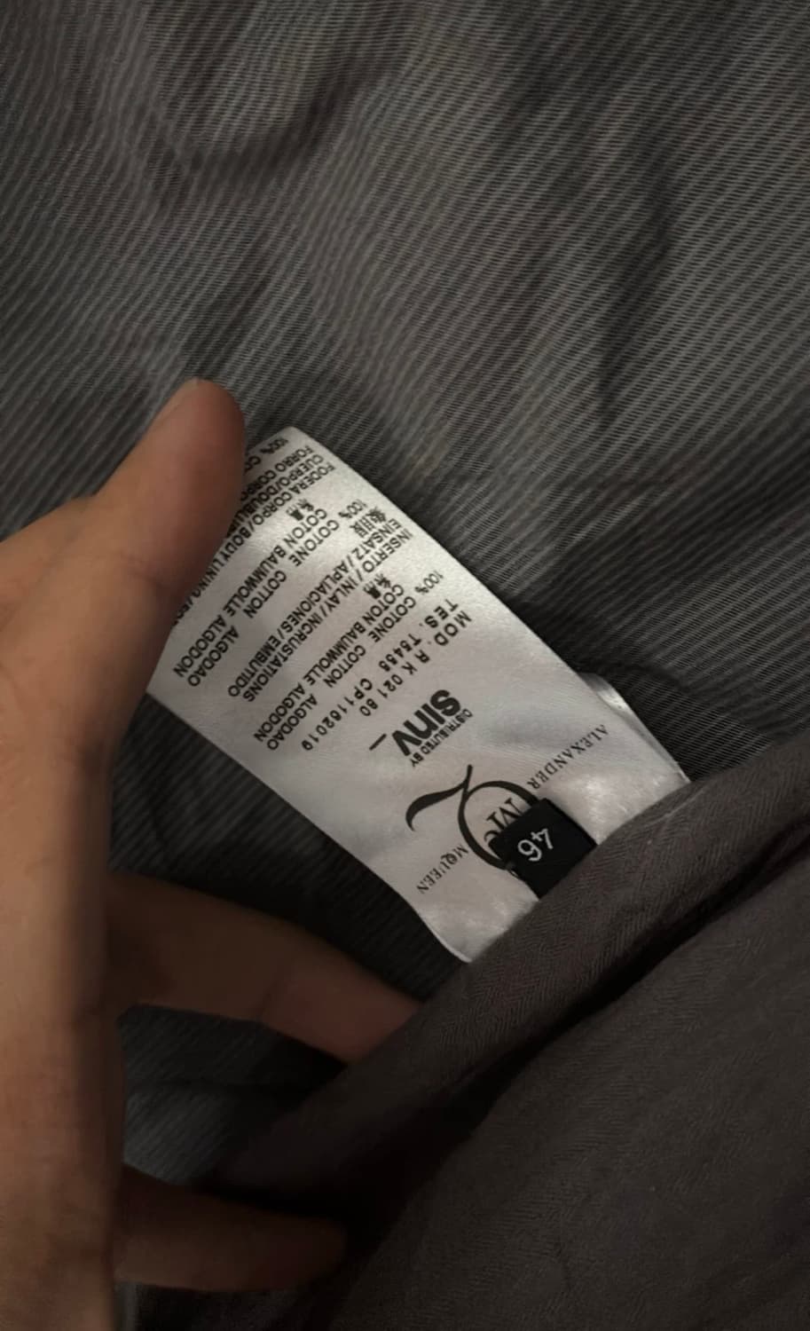 알렉산더 맥퀸 스트라이프 피코트 46 상품이미지8