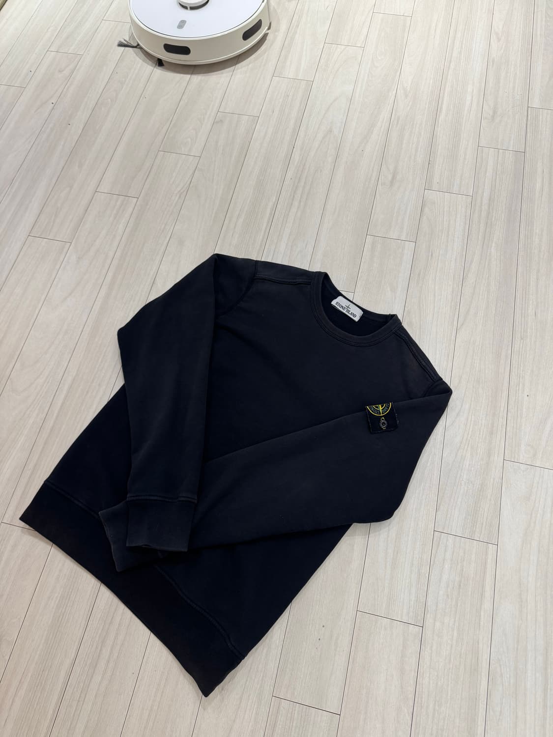 [정품] 스톤아일랜드 블랙 맨투맨 S 상품이미지1