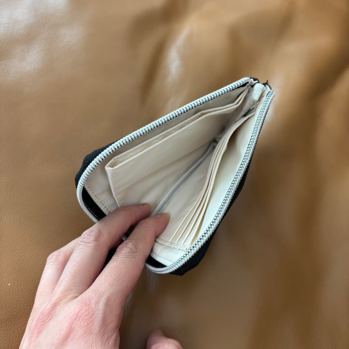 Beams 빔즈 빔스 월렛 지갑 블랙 (스트랩 포함) 상품이미지5