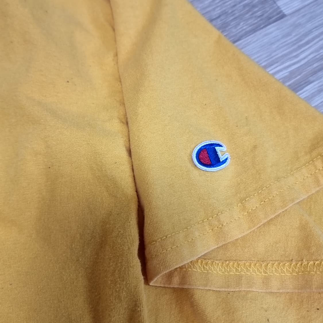 챔피온 빈티지 머스타드 반팔 티셔츠(xl) 상품이미지2