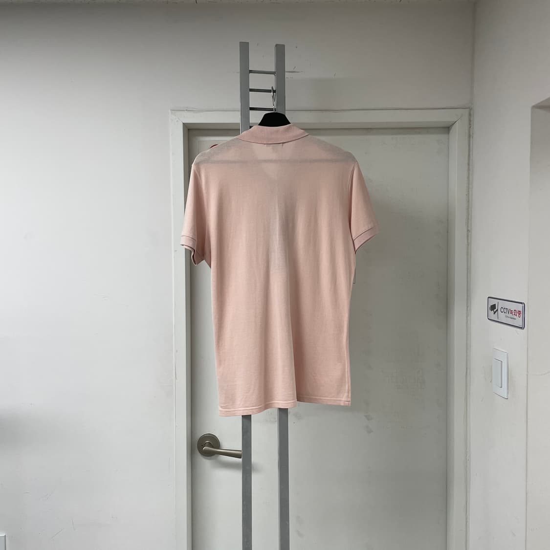 버버리 PK 반팔 카라티 핑크 L(W) 상품이미지6