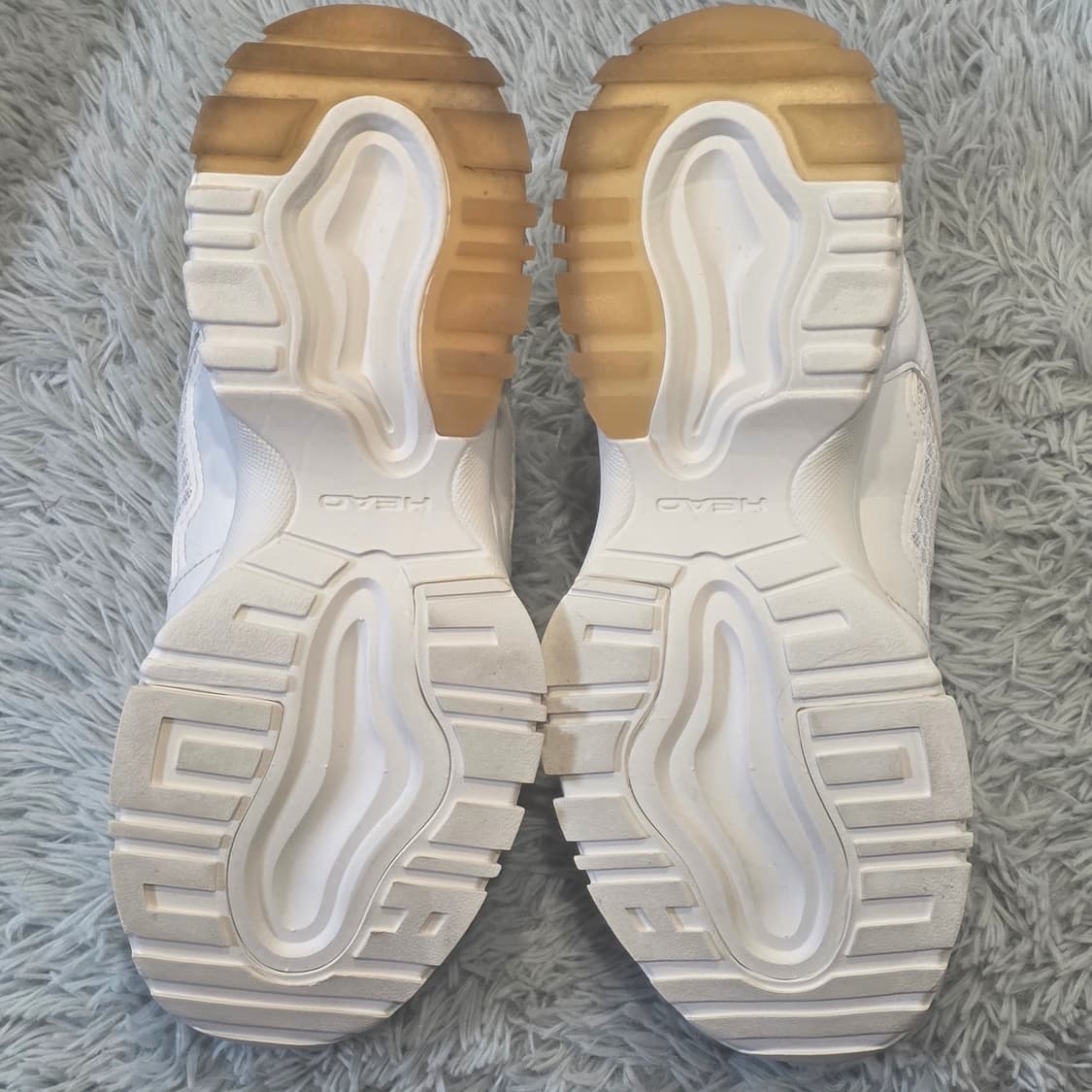 1a-14:헤드 1950 청키 화이트 스니커즈(235)-거의새거 상품이미지8