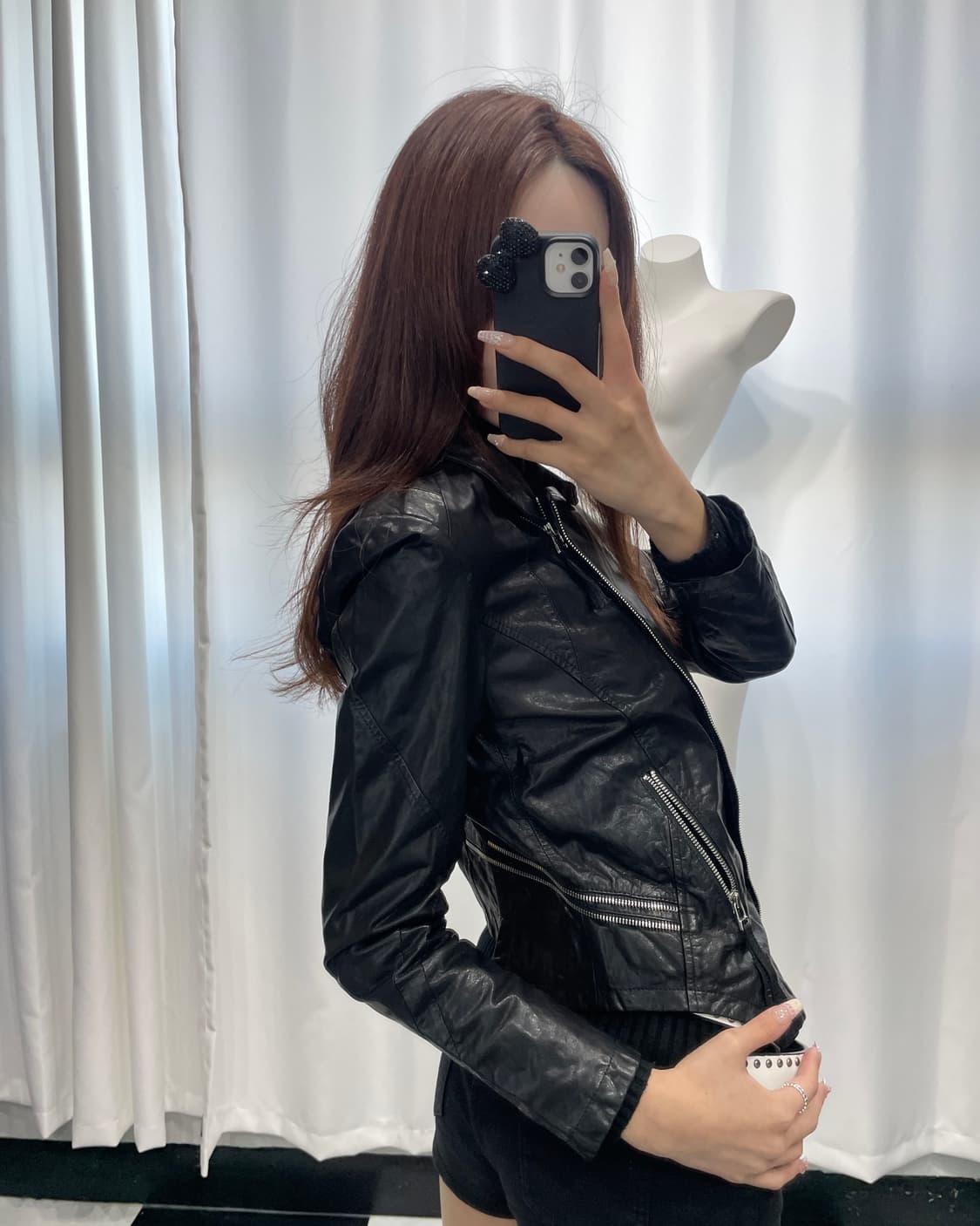 🎸블랙 레더 자켓🎸 상품이미지3