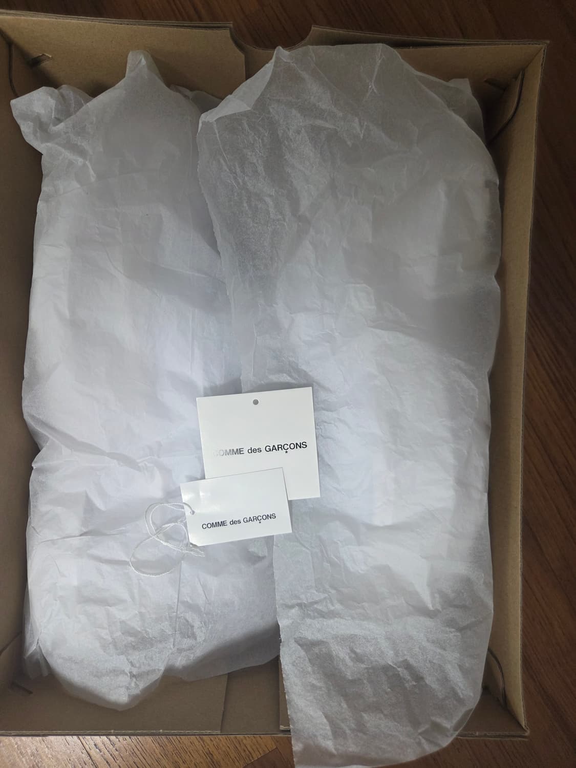 살로몬 꼼데가르송 옴므 레더 플랫폼 화이트 스니커즈 상품이미지8