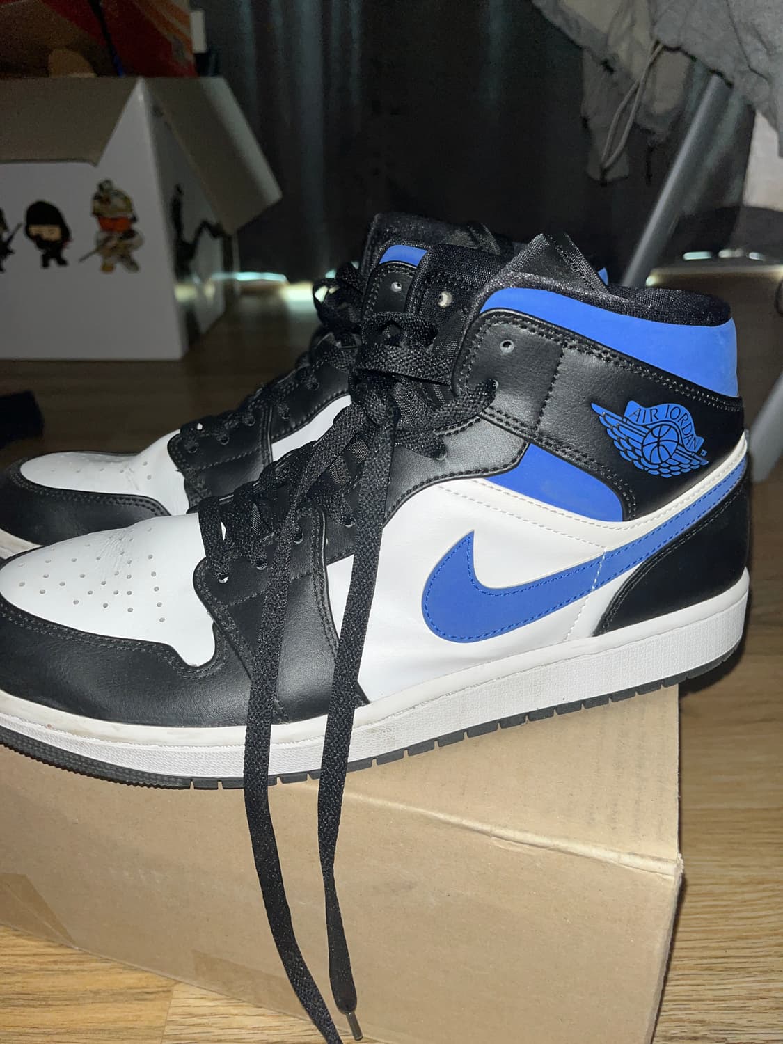 나이키 조던 1 미드 레이서 블루 285 상품이미지4