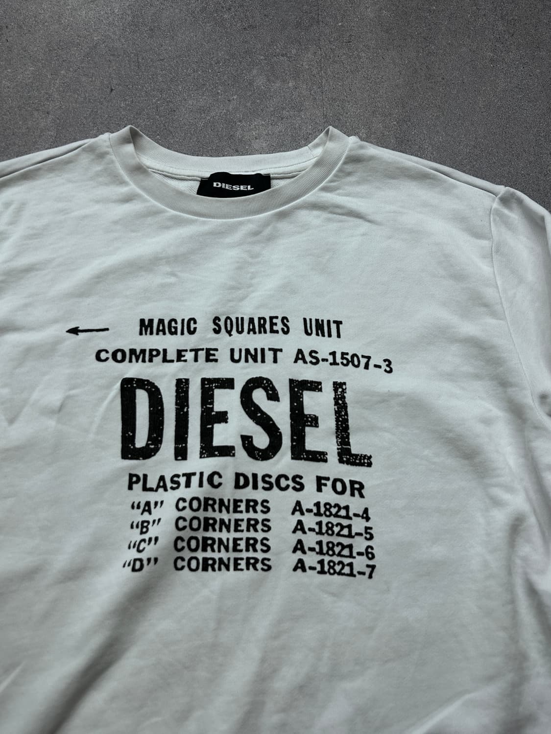 디젤 인더스트리얼 로고 롱슬리브 상품이미지5