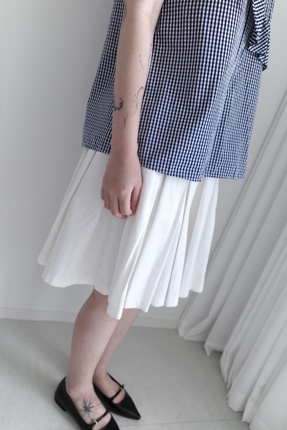 lacoste)pleats buckel skirt  상품이미지7