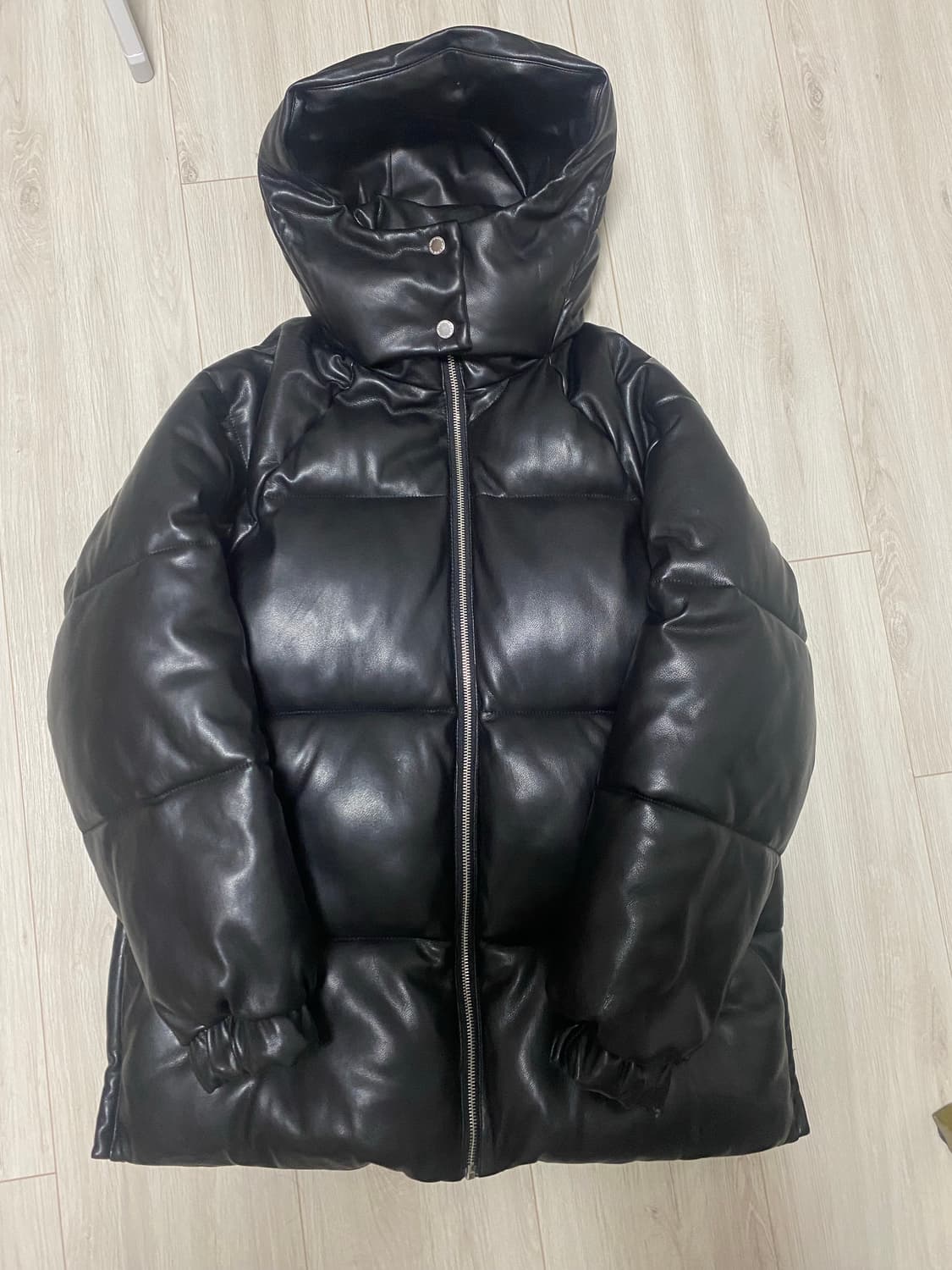 옷장장리중, 급처, 아베크롬비 가죽 패딩 상품이미지1