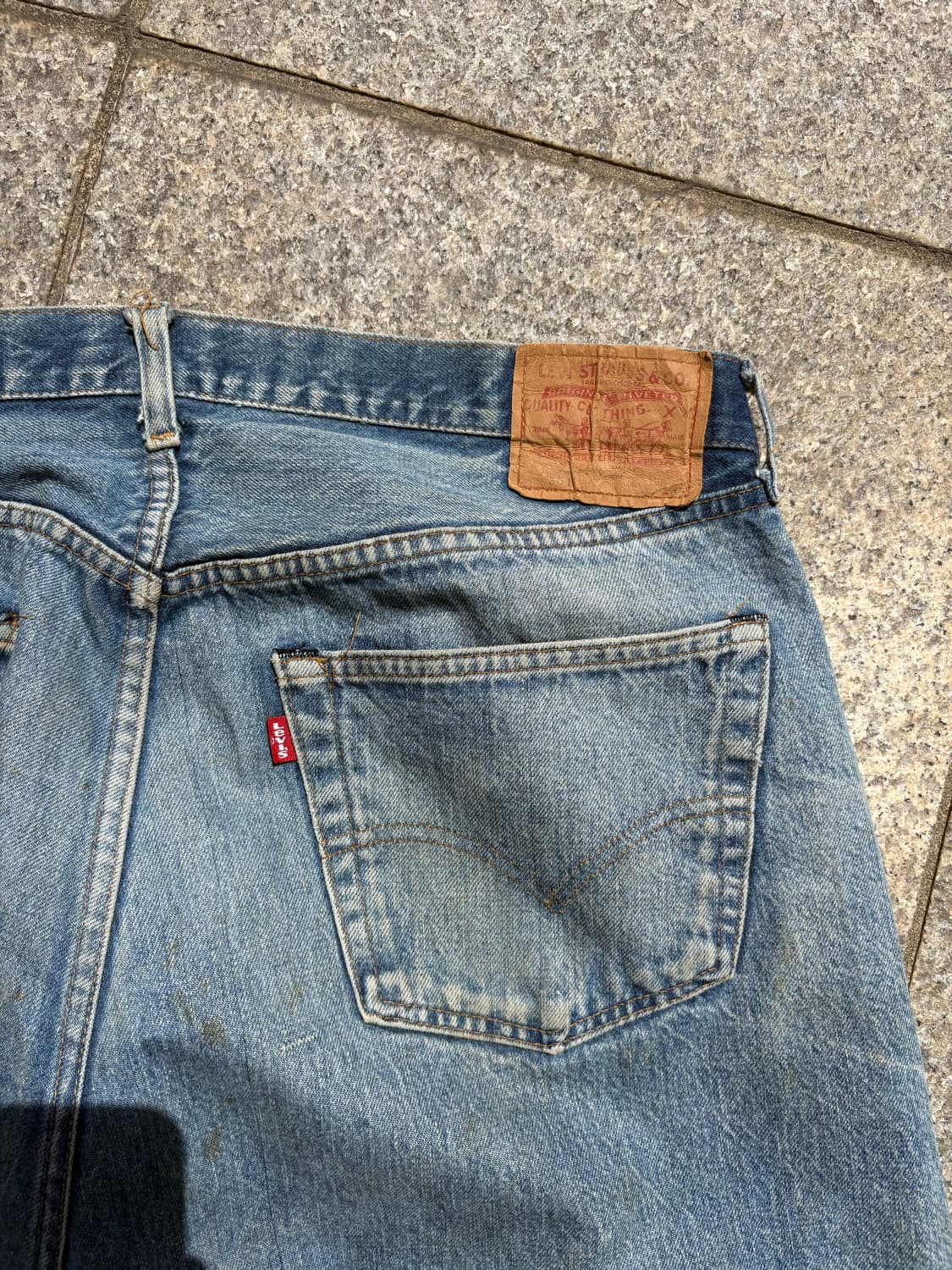 80s 66후기 리바이스 501 데님팬츠 상품이미지9