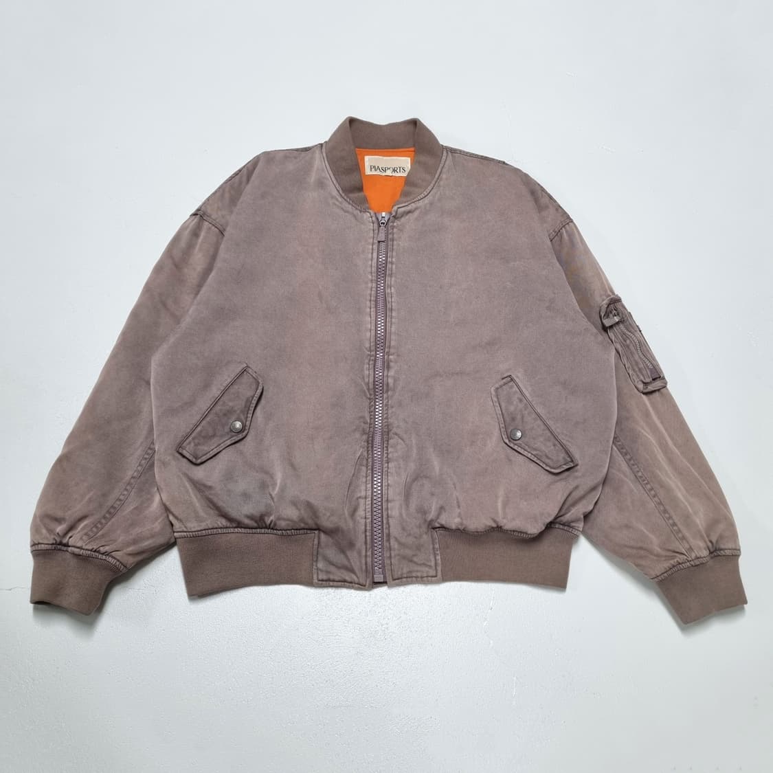 90S PIA SPORTS 페이드 봄버자켓 - XL 상품이미지1