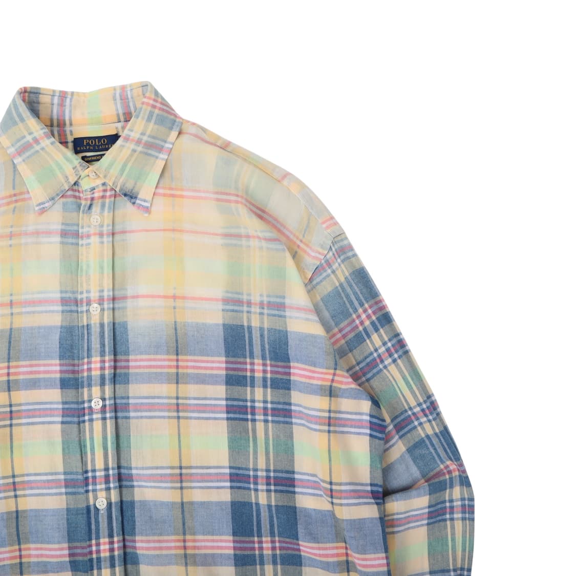 폴로 랄프로렌 퀼트 패치워크 다이드 체크 셔츠 상품이미지6
