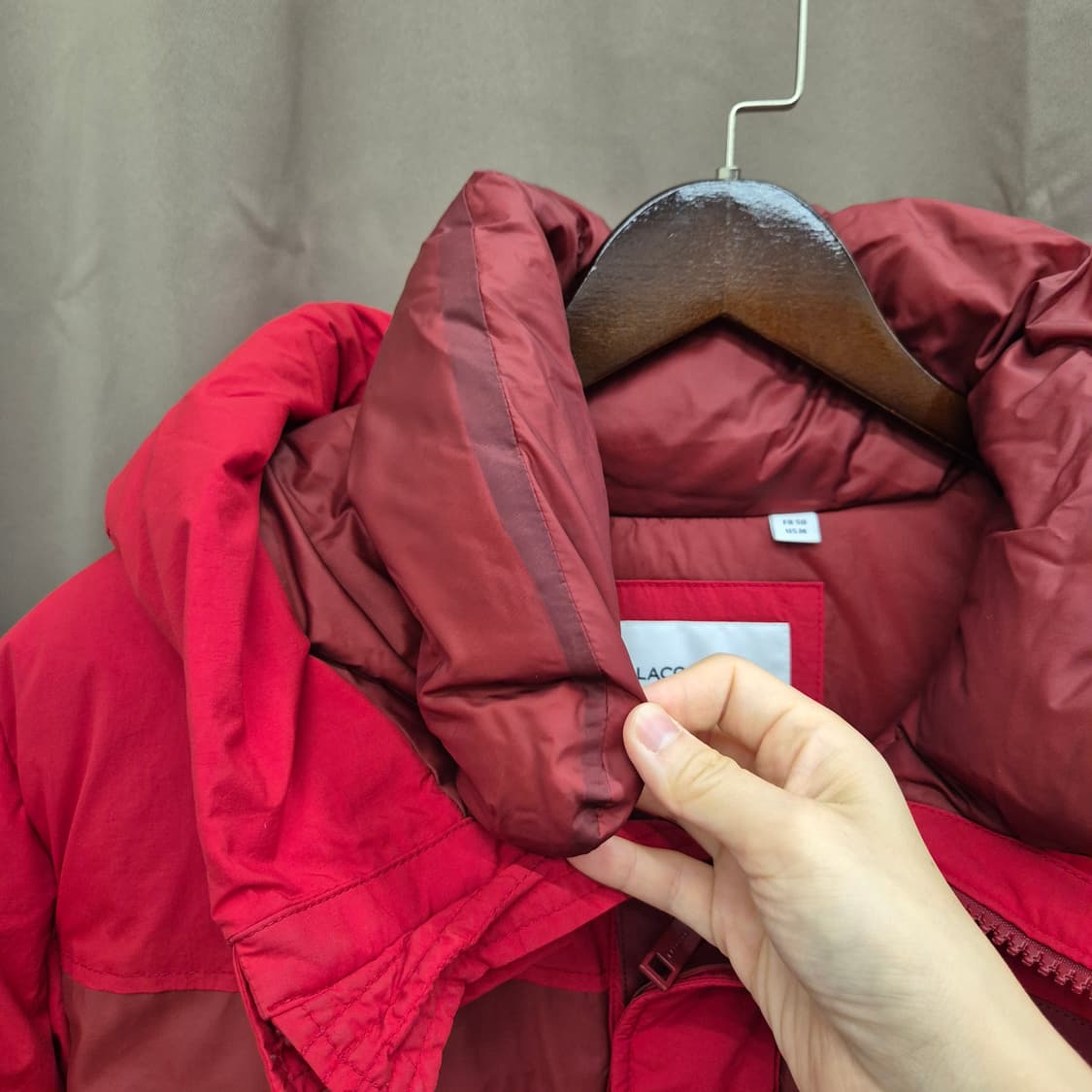 라코스테 다운 대장 패딩 100 상품이미지3