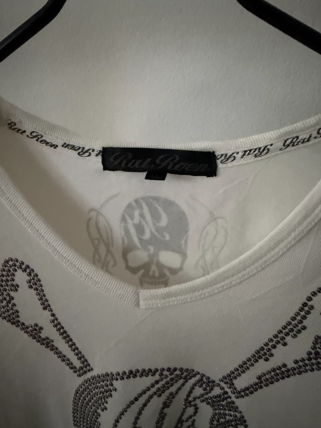Rat roen stud skull t shirt 상품이미지2