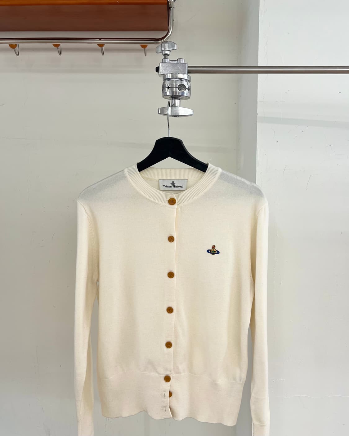 비비안 웨스트우드 크림 베아 가디건 상품이미지2