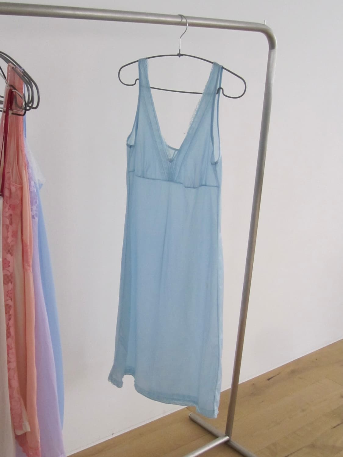 Sky blue slip dress 상품이미지3