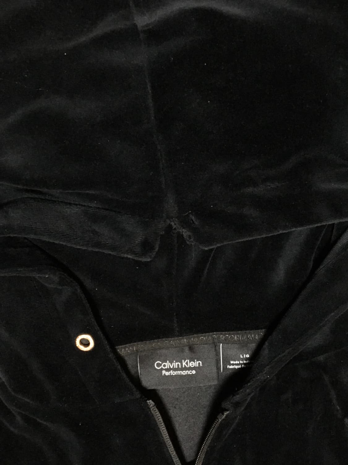 Calvin Klein Velvet Zip-Up L 상품이미지5
