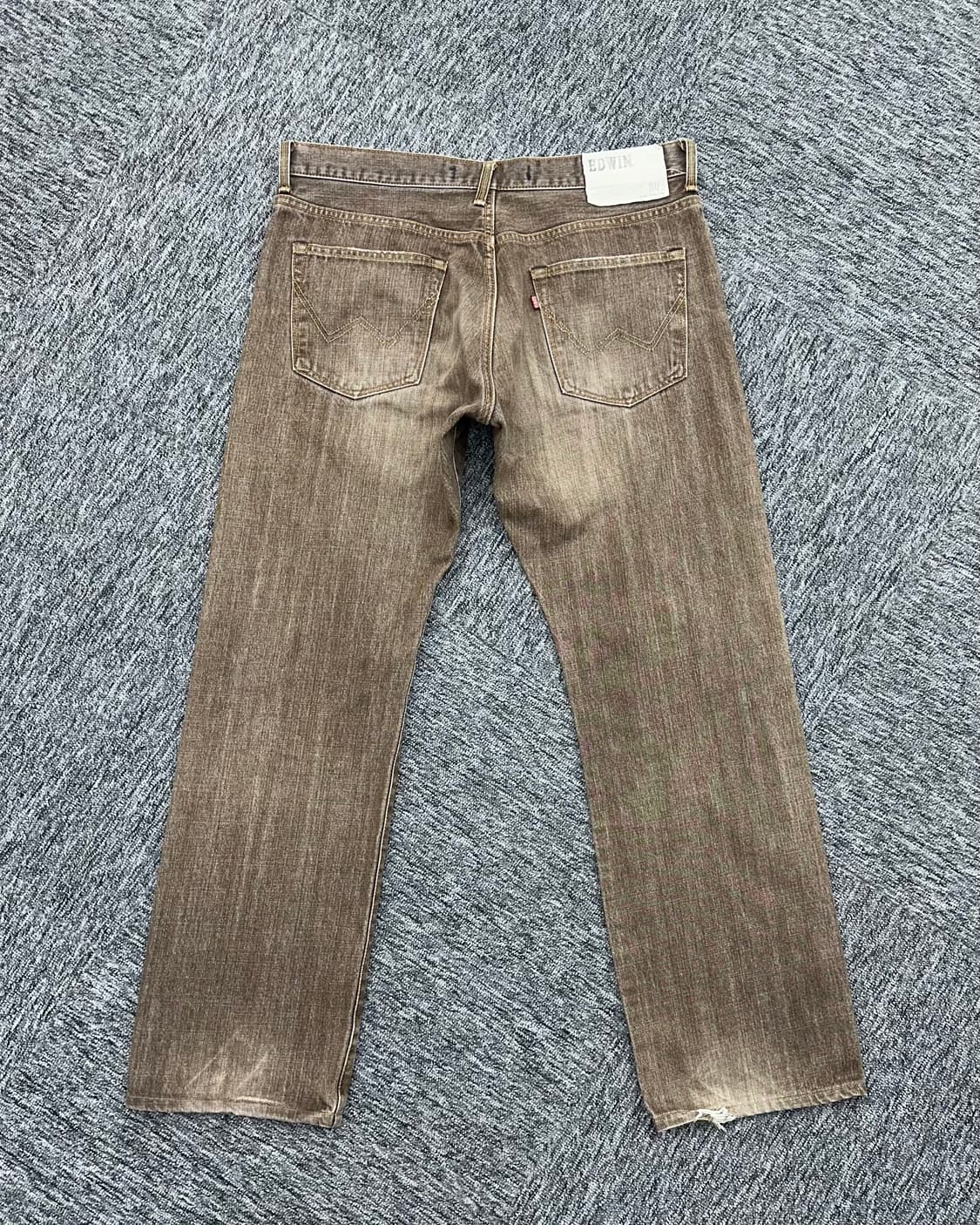 (허단46)90'S EDWIN 404 브라운워싱-M1077 상품이미지5