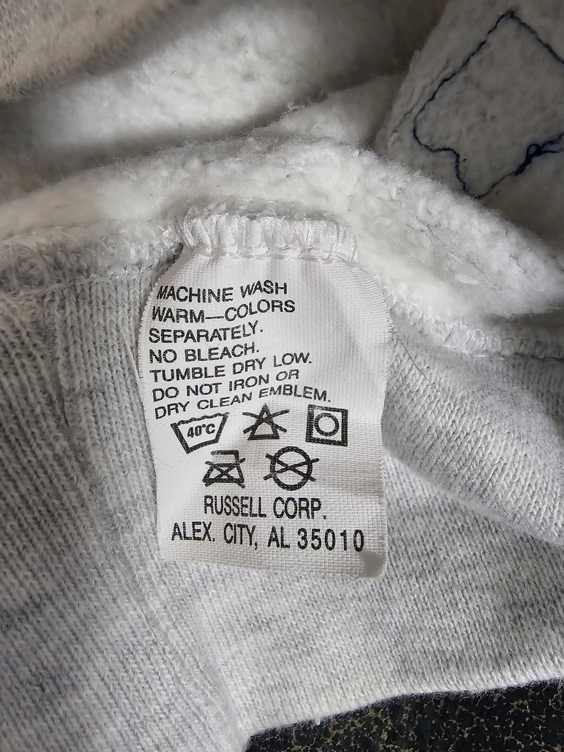 러셀 애슬레틱 90년대 하이코튼 스웻셔츠 L 상품이미지5