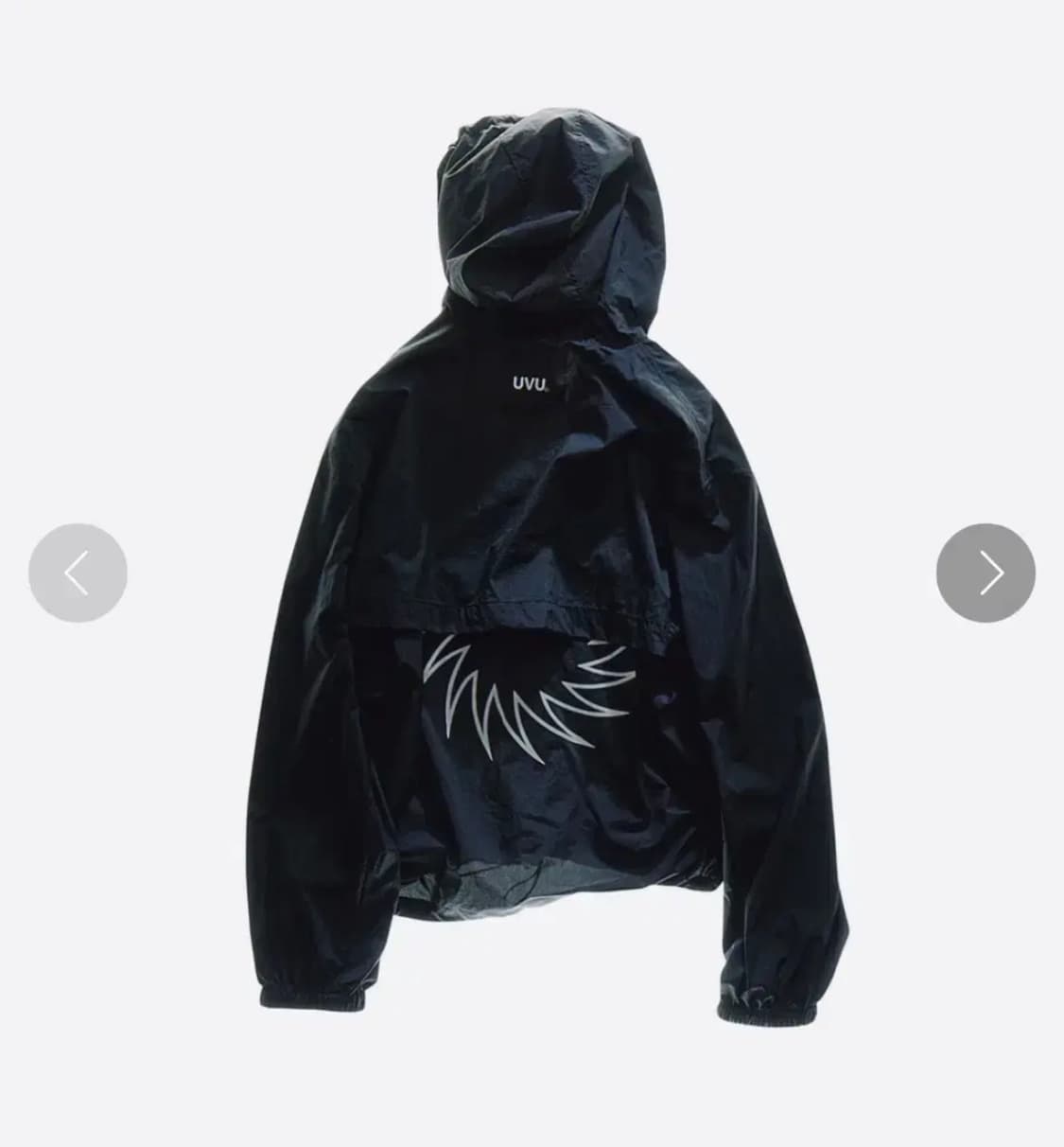 UVU 윈드브레이커 블랙 m 상품이미지1