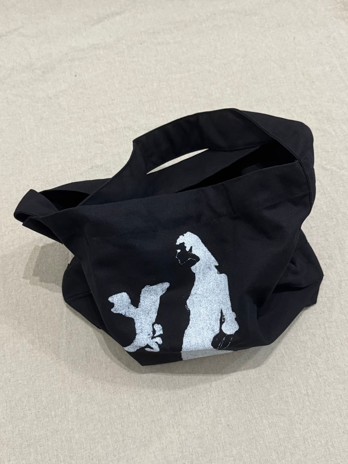 요지야마모토 걸 코튼 토트백 상품이미지5