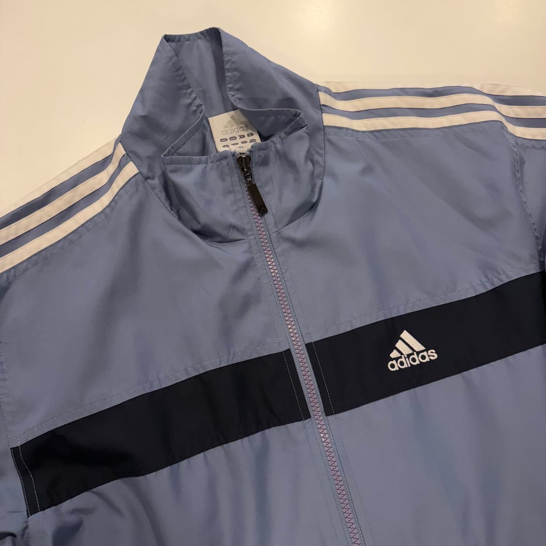 [95] 03s 아디다스 삼선 트랙 자켓 블루 하늘 D868 상품이미지3