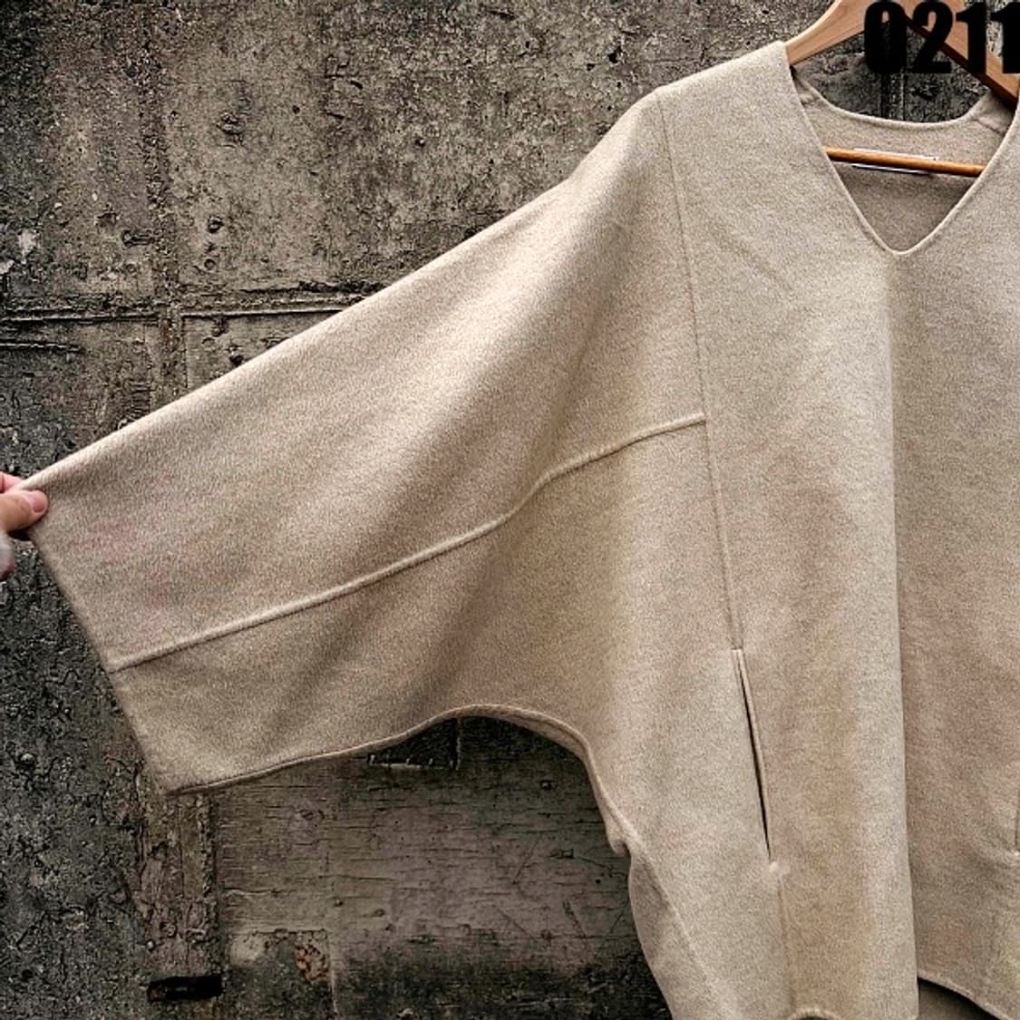 질샌더 이탈리아 미이드 울 원피스형 탑 80 백화점택 0211 상품이미지3