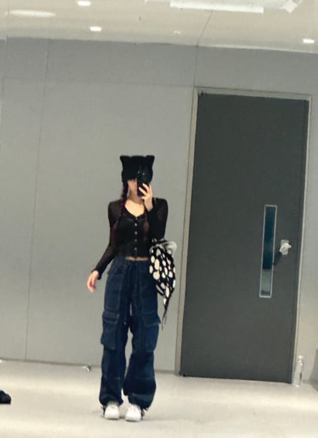 닝닝착용) 풀앤베어 카고팬츠 네이비 M 상품이미지1