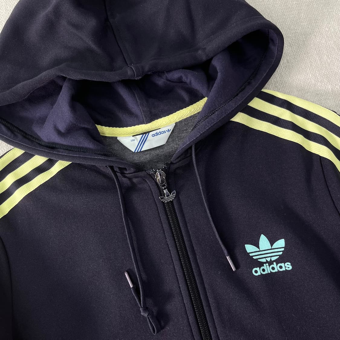 W 95 아디다스 퍼플 후드 트랙탑 져지 상품이미지2