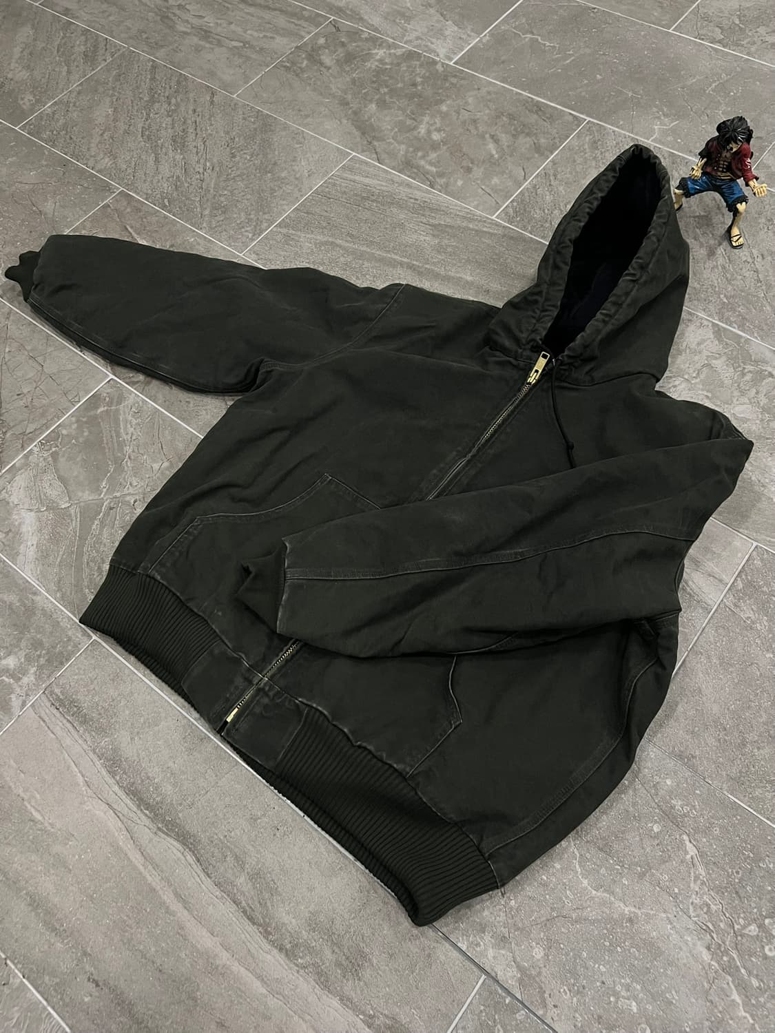 (XL) 칼하트 후드 덕 액티브 자켓 J130 MOS 모스그린 상품이미지8
