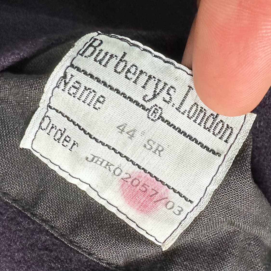 90s 버버리 울 블루종 자켓 상품이미지6